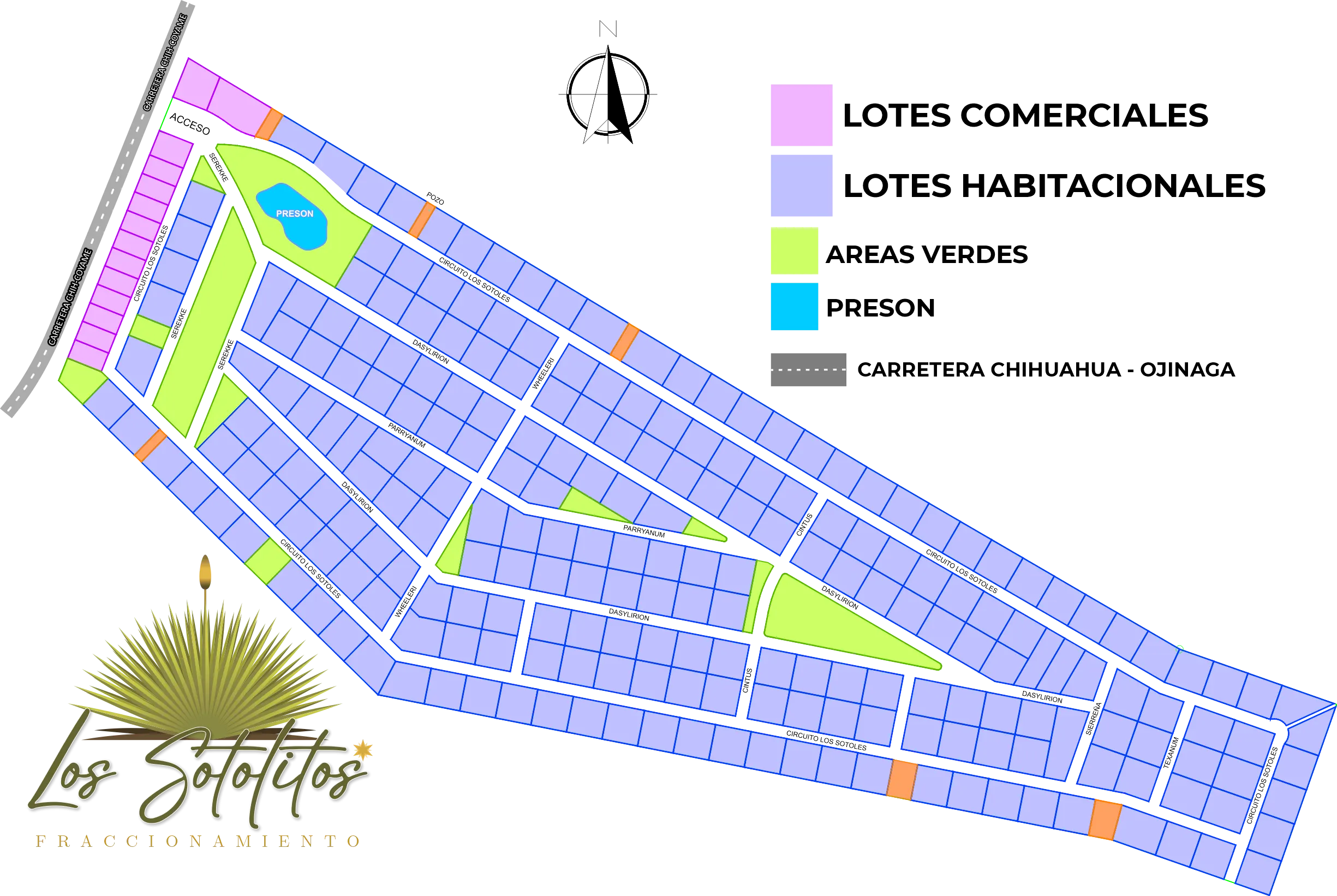 Coyame Geometrico de Lotificacion 2024 Los Sotolitos Club Campestre